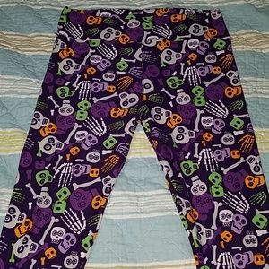 New LLR Halloween Skull and Bones Leggings